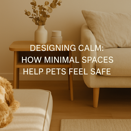 Designing Calm: How Minimal Spaces Help Pets Feel Safe
