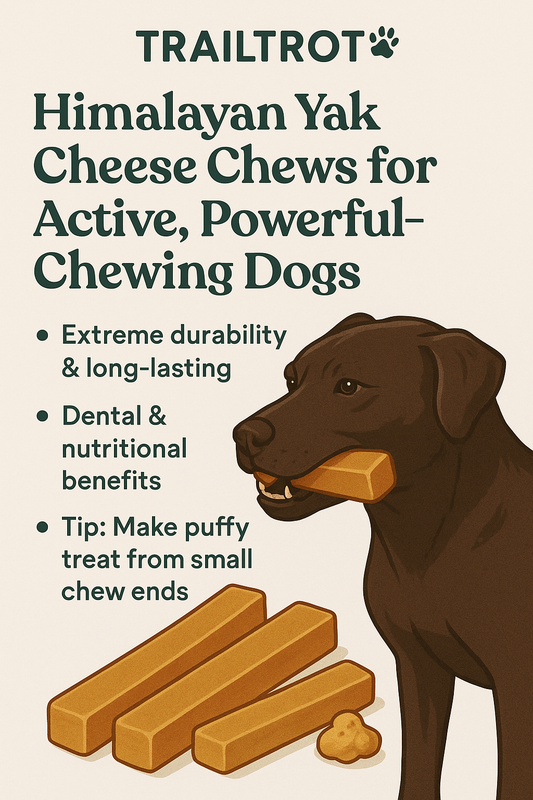 The Ultimate Power Chew: Why Yak Cheese Chews are a Trail-Trotter's Best Friend