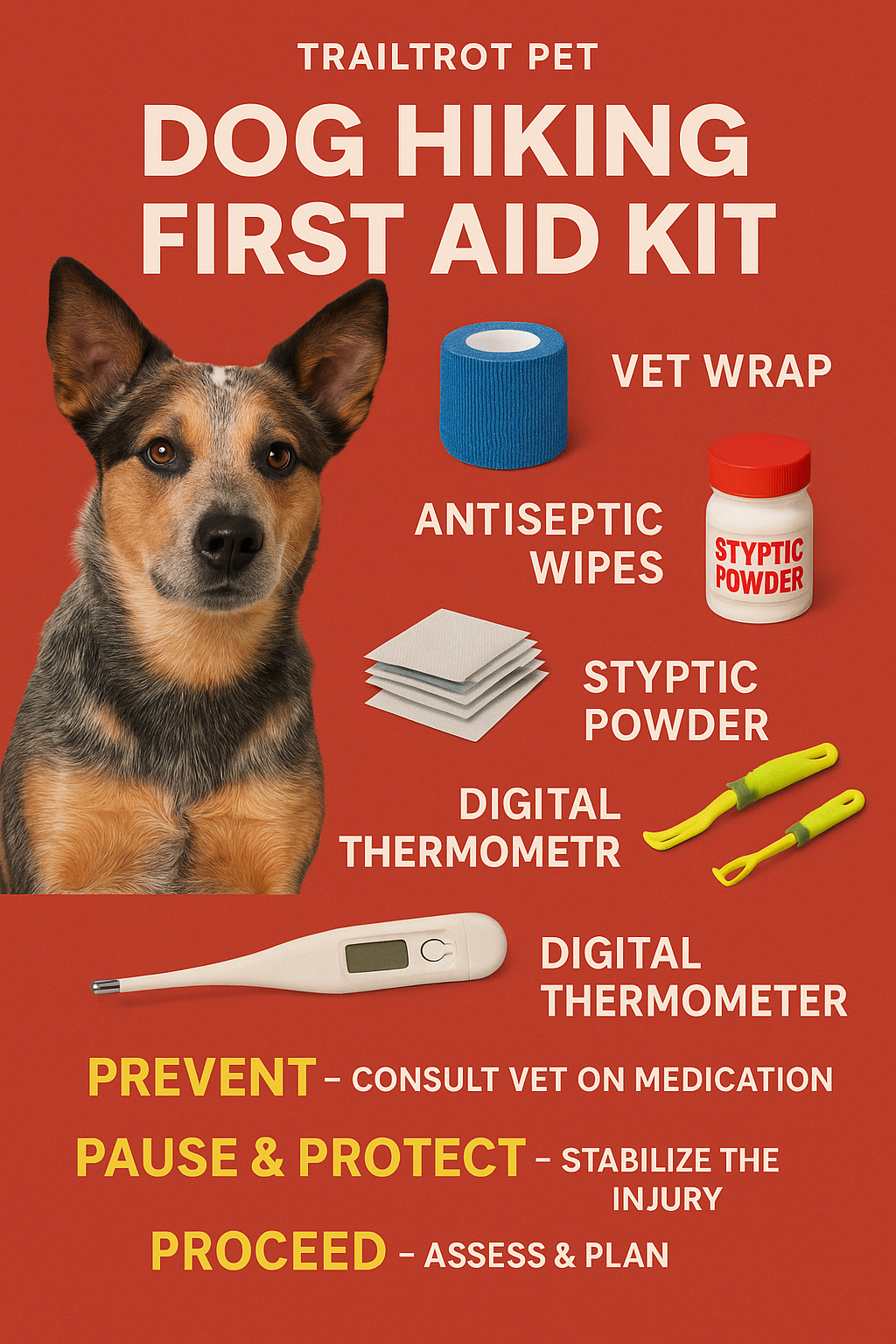 The Trail Medic: Essential Items for Your Dog's Hiking First Aid Kit