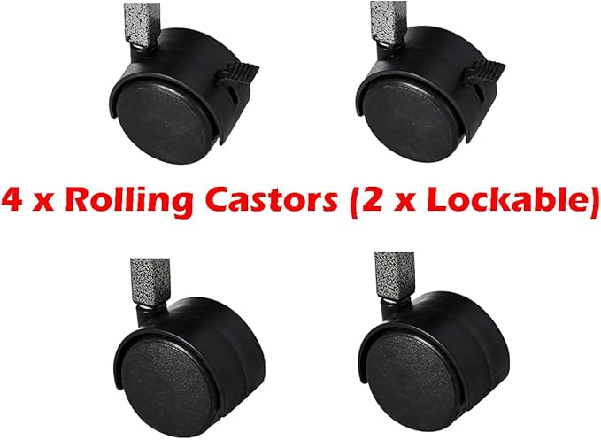 Extra Large Elegant and Durable Wrought Iron Climbing Ladder Perch Stand Play Top Ground Bird Parrot Metal Cage Around Seed Guard Storage Shelf with Heavy Duty Lockable Rolling Wheels