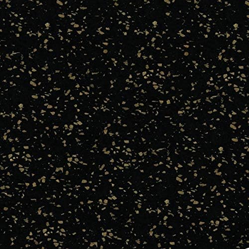 American Floor Mats 1/4in (7mm) Thick 10% Mocha 4' x 50' Heavy Duty Rubber Rolls, Protective Exercise Mats, Home Gym Rubber Flooring