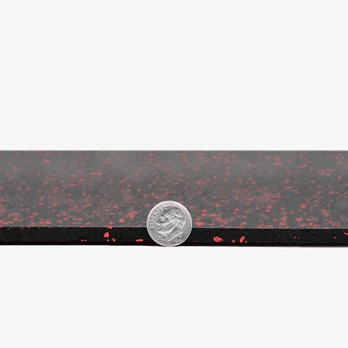 Flooring Inc's 1/4" Thick Tough Rubber Flooring Roll | Flexible Recycled Rubber Floor Mats for Home Gym | Heavy Duty Rubber Mat for Home Gyms, Sheds, Horse Stall Mat or Trailer