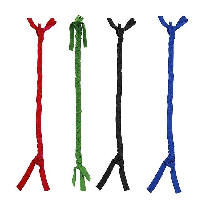 Durable Braid-in Ponytail Tube Tail Bag for Horses (Black)