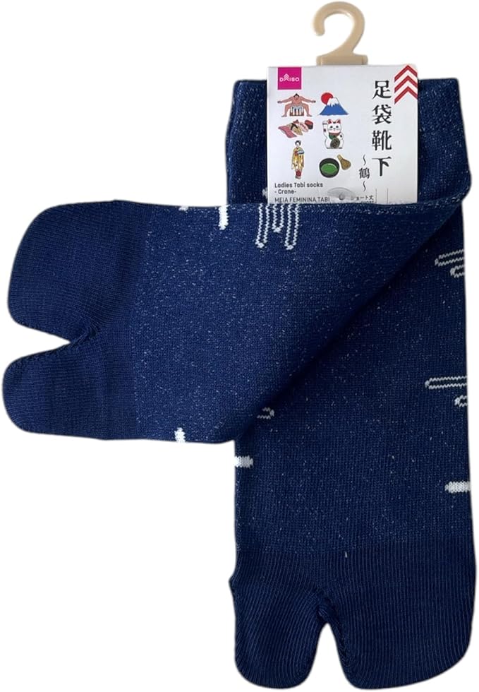 Japan Style Tabi Socks for Split Toe, Comfortable Tabi Toe Socks for Unisex Mt. Fuji, Lucky Cat, Sushi, Sumo, Ukiyoe, Hokusai