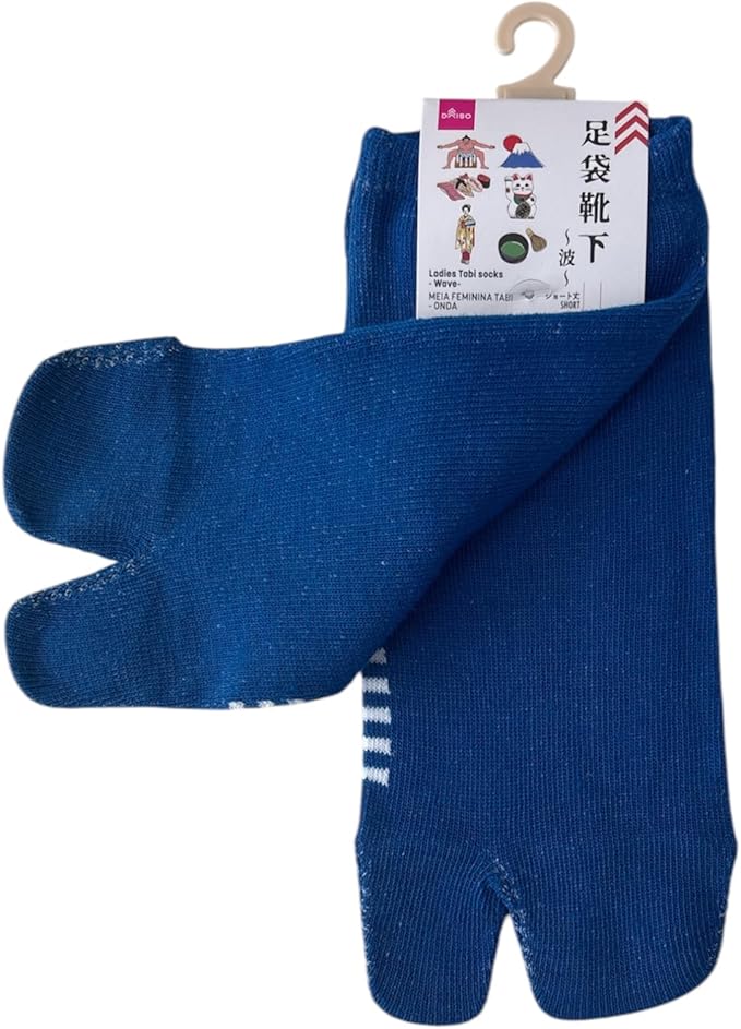 Japan Style Tabi Socks for Split Toe, Comfortable Tabi Toe Socks for Unisex Mt. Fuji, Lucky Cat, Sushi, Sumo, Ukiyoe, Hokusai