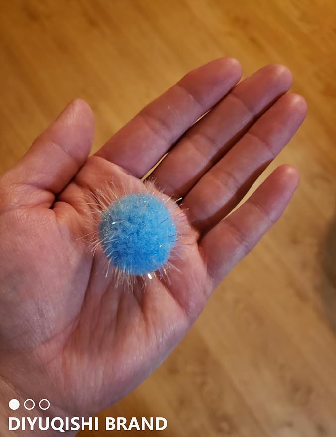 100-Pack Cat Toy Balls – Soft Fuzzy Toys for All Cats to Play and Exercise Indoors (1.5 inch, Cat Toys Pro Collection)