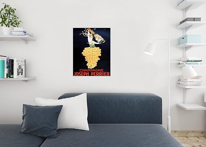 J Stall Joseph Perrier Champagne Art Deco Wall Art Nouveau Booze Poster 24x36