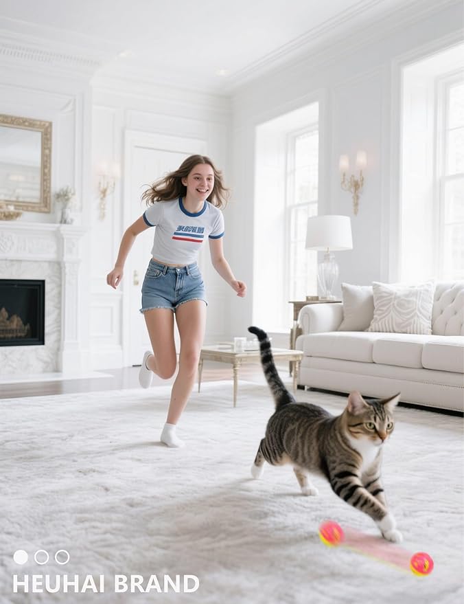 6-Pack Cat Toys for Kittens and Indoor Cats, Loving Every Minute (1.5'', Basic Cat Toy Set)