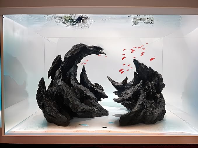Fish Tank Decor Rocks.Aquarium Decoration Model.Easy Superior Aquascape (Perched Canyon-15inch)