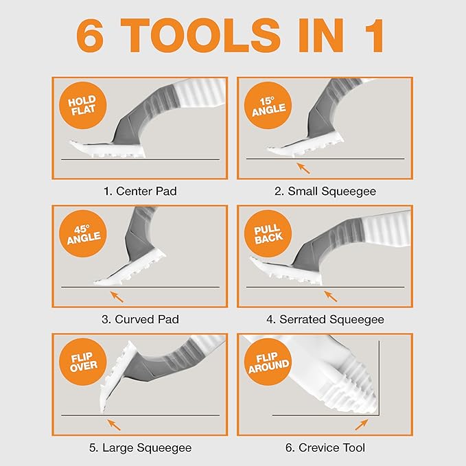 FurDozer X6 Pet Hair Remover & Auto Detailing Tool - Cat & Dog Hair Remover for Carpets, Car Interiors, Couches, Bedding, & Pet Furniture - Reusable Pet Hair Removal Tool for Fur & Lint (Grey, 2-Pack)