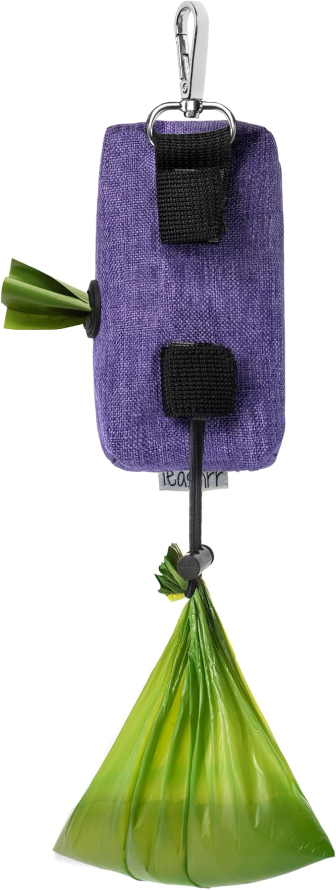 Dog Poop Bag Holder for Leashes - Dog Poop Bag Dispenser and Treat Holder with 2 Waterproof Pouches for Pet Waste Bags and Walking Accessories + 1 Free Roll - Leashrr 2.0 (Teal)