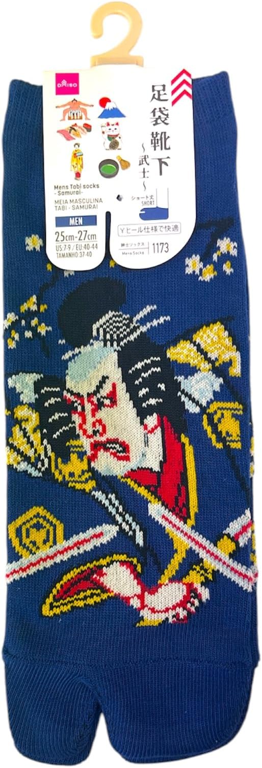 Japan Style Tabi Socks for Split Toe, Comfortable Tabi Toe Socks for Unisex Mt. Fuji, Lucky Cat, Sushi, Sumo, Ukiyoe, Hokusai