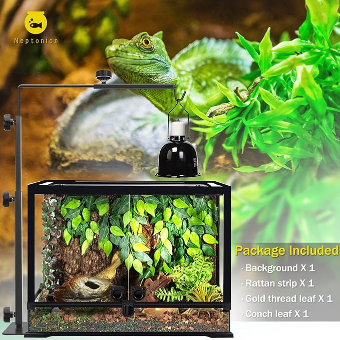43 Gallon Professional Glass Terrarium 24"x18"x24" Durable Reptile Habitat Tank with Heat Resistant Aluminum Alloy Frame, Dual Front Swinging Doors for no Jam by Sand and Other Debris