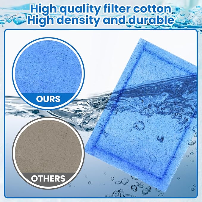 12 Pcs 10-20 Gallon Aquarium Filter Replacement for EZ-Change #2, Fish Tank Filter Cartridge for Aqua-Tech Brand 10 to 20 Power Filters for Healthier Fish