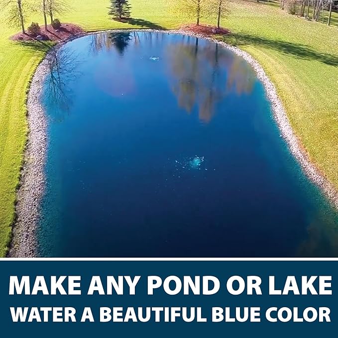 Airmax Pond Dye Packets Black DyeMond Colorant for Large Pond & Lake, Beneficial UV Blocking Color Concentrate, Maintain Clean & Clear Water, Fish, Bird & Animal Safe, 2 Soluble Packets