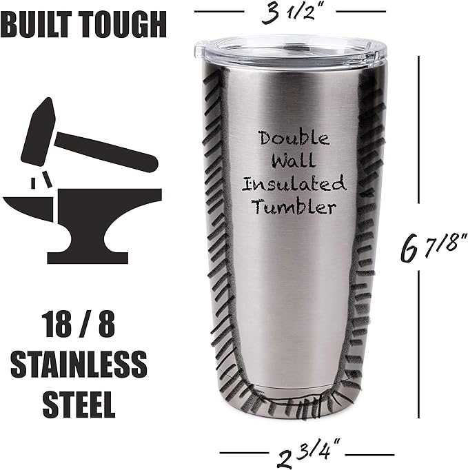 Jack Russell Terrier Tumbler SERENGETI 16 Oz. Stainless Steel, Vacuum Insulated Tumbler with Spill Proof Lid - 3D Print - Insulated Travel mug for Hot or Cold Drinks (Jack Russell Terrier Tumbler)