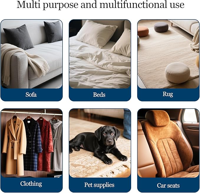 Electrostatic Pet Hair Remover Glove, Reusable Pet Hair Removal Glove for Dog & Cat Grooming, Double Sided Static Pet Hair Fur Remover Tool Mitt Gloves (2PCS) (1 Gloves+1 flea Comb)