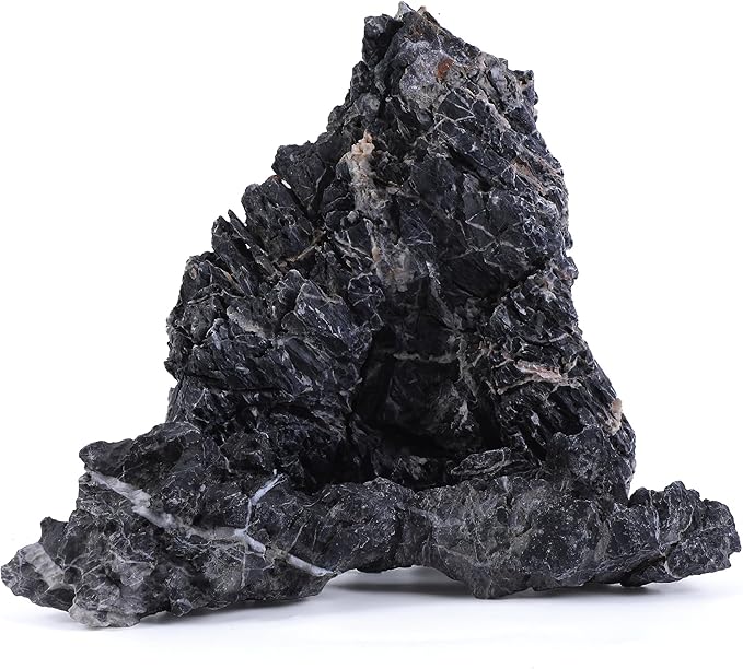 10-12 Inches Natural Seiryu Stone 3 PCS Extra Large Aquarium Rocks for Aquascaping, Aquarium Landscaping, Terrariums, Fish Tank Decoration, Vivariums, Paludarium, Amphibian Enclosures