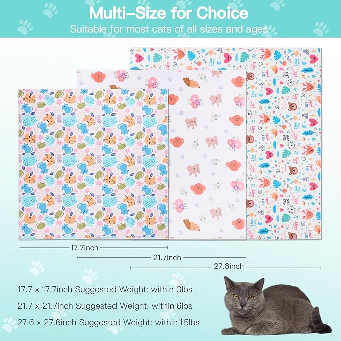 27.6" Cat Grooming Wrap, Cat Wrap for Cutting Nails, Self-Adherent Fabric Wrap for Cats, Cat Burrito Wrap Anti-Scratch, Anti-Escape, Multifunctional Swaddle Wrap Pet Tool (Swan, X Large)