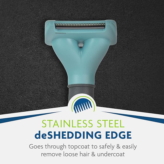 FURminator® deShedding Tool For Small Cats, Short Hair, Removes Loose Hair From Shedding