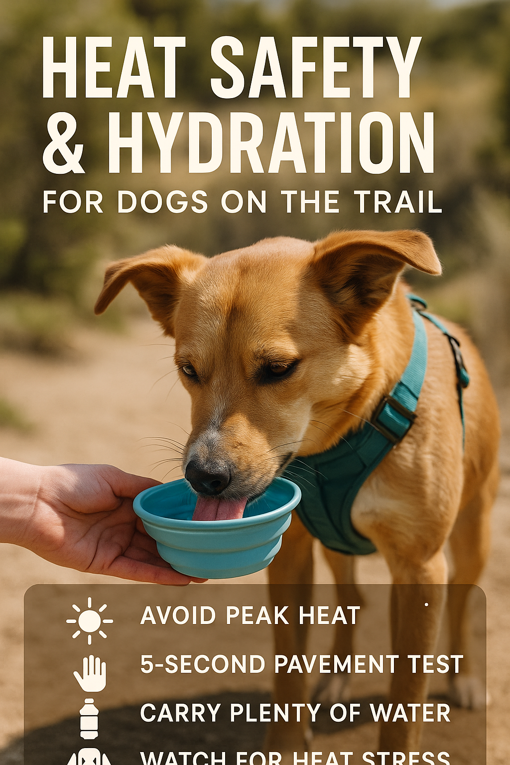 The Hiker’s Water Bottle: Essential Hydration and Heat Safety for Trail Dogs