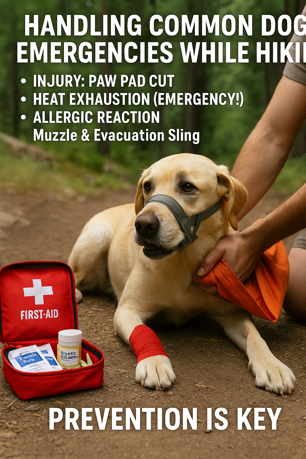Trailside Triage: How to Handle Common Dog Emergencies on the Trail