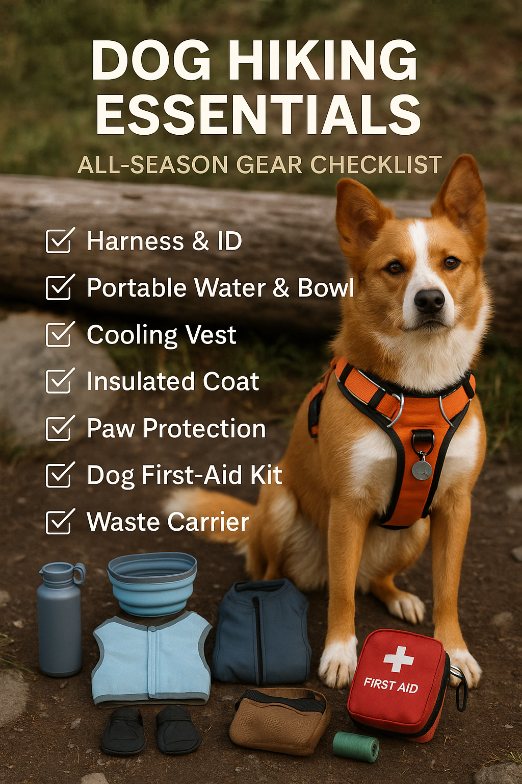 The Ultimate Adventure Checklist: Must-Have Gear for All-Season Dog Hiking