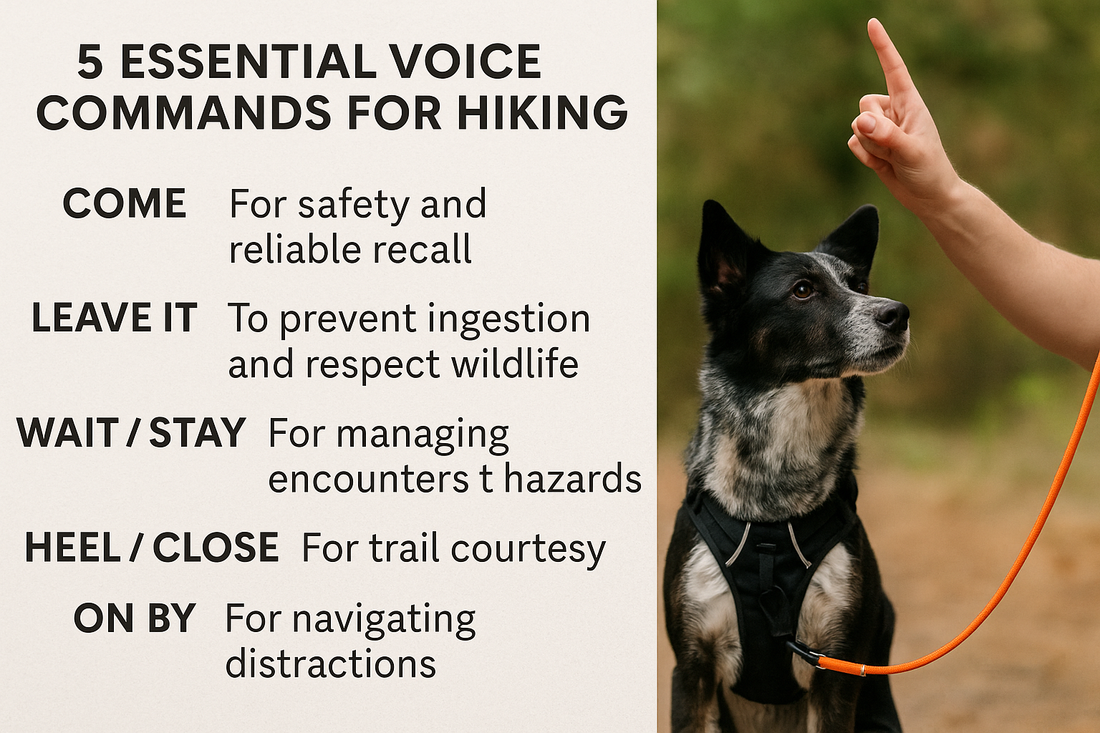 The Trail Talk: 5 Essential Voice Commands for a Safe and Stress-Free Hike with Your Dog