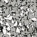 American Floor Mats - Extreme Rubber Gym Tiles - 1 Inch Thick Colorful Rubber Gym Tiles - Superior Shock and Sound Absorbing Tiles - 95% Light Greys 4 Tile Pack (Covers 16 Sq Ft)