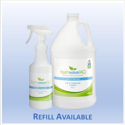 Fresh Wave IAQ Commercial Odor Eliminating Air & Surface Liquid, 1 Gallon | Safer Odor Relief | Natural Plant-Based Odor Eliminator | Odor Absorber for Home or Commercial Areas