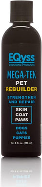 EQyss Mega-Tek Pet Rebuilder - Strengthen & Repair Dry Damaged Coat, Nose, Skin, Cracked Paw Pads - Safe for Dogs, Cats, & Puppies, pH Balanced (8 oz)