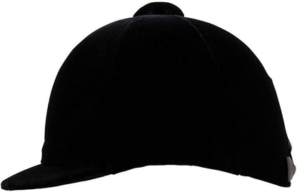 Dura-Tech Velvet Horse Riding Hunt Cap | Classic English Equestrian | Hunter Class Elegance | Use in Breed Show | Color Black