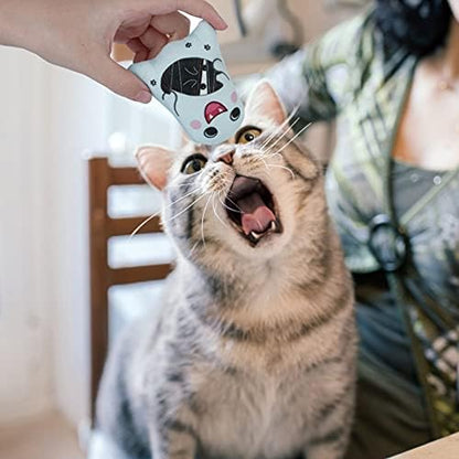 Dorakitten Catnip Toys Interactive Cat 5PCS Cats Chew Plush Ghost Toys & Pet Stuffed Nip Pillow & Kitten Best Kicker Toy Cute and Soft Teething Supplies for Moving Kitty Indoor
