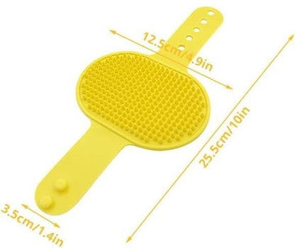 4PCS Cat Self-Groomer, Indoor Cat Brush, Adjustable Silicone Self-Cleaning Massage Tool for Dogs and Cats Scrubbing, Bathing, Massage, Hair Cleaning
