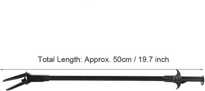 Aquarium Tweezer, 19.7 inch Aquarium Tongs, Water Plants Algae Plastic Clamp Clip Cleaning Tool, Multi Purpose Plant Pruning Pliers Cleaner Fish Tank Tweezer for Fresh and Saltwater Fish Tanks