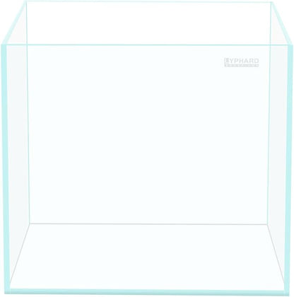 21 Gallon Rimless Aquarium Tall Tank, Ultra Clear Low Iron Big Fish Tank, L15.8×W15.8×H19.7 Glass Thickness 6mm with EVA Foam Leveling Mat