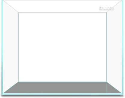 2.5 Gallon Rimless Aquarium Tank, Ultra Clear Low Iron Nano Fish Tank for Betta Shrimp, L11.8×W5.5×H9.8 Glass Thickness 5mm with EVA Foam Leveling Mat