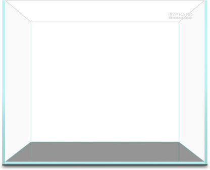 9.5 Gallon Rimless Aquarium, Ultra Clear Glass Low Iron Small Fish Tank for Betta, L15.7×W11.8×H11.8 Inches Thickness 5mm with EVA Foam Mat Included