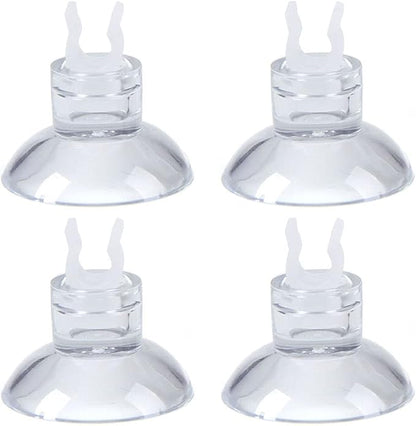 ALEGI 4pcs Large Aquarium Sponge Filter with Suction Cups, Check Valves for Breeding Fry Betta Shrimp Fish Tank (Small up to 10-20Gal 4 Pcs)