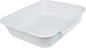 1 Pack Extra Large Dog Litter Box Pan Tray (ABS Material), Low Entry Jumbo Senior Litter Boxes for Multiple Kitten Big Cats, Pet Safe Indoor Dog Potty (Light Gray, 24" L x 20" W)