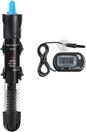 AQUANEAT Aquarium Heater, 50W Fish Tank Heater, Adjustable Submersible Water Thermostat with Digital Thermometer