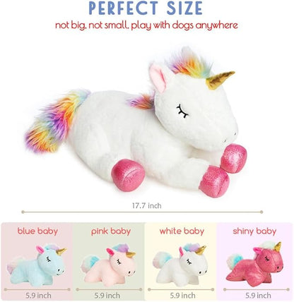 5 Pieces Unicorn Toys Stuffed Animals for Girls, 1 Mommy Unicorn with 4 Babies, Soft Plush Unicorn Toys Gifts for Girls 3 4 5 6 7 8 9 Years, Kids, Children, Christmas, Birthday, Valentine's