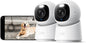 eufy Indoor Cam E30 2-Cam Kit, Latest Generation, 4K UHD Security Camera, Pet/Dog/Baby Camera with Phone app, Color Night Vision, Human/Pet Auto Tracking, 360 Pan-Tilt, Works with Homekit