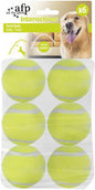 ALL FOR PAWS Dog Tennis Balls for Dogs, Great for Mini Ball Launcher, 6 Pack 2 Inch Tennis Balls