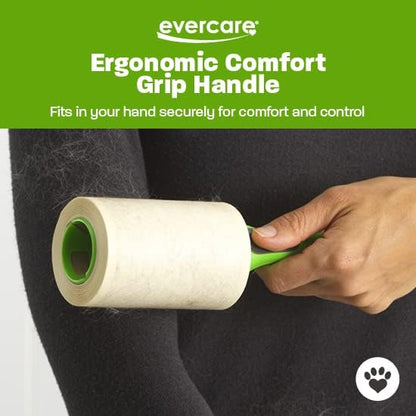 Evercare Ultra Sticky Pet Lint Roller Value Pack with 2 Lint Rollers and 3 Refill Rolls, 60 Sheets Each Multicolor