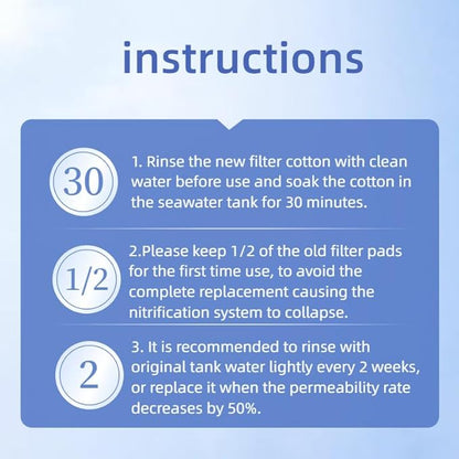 6 Pack of Aquarium Filters for Fish Tank Compatible with Marina Slim S10&S15&20 Replacement Filter Cartridge Activated Carbon bio-Zeolite Fish Tank Cotton Cartridge