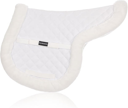 Equinavia Eidsvoll Forward Cut Shaped English Saddle Pad for Show Jumping with Ultra Fleece Trim