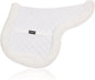 Equinavia Eidsvoll Forward Cut Shaped English Saddle Pad for Show Jumping with Ultra Fleece Trim