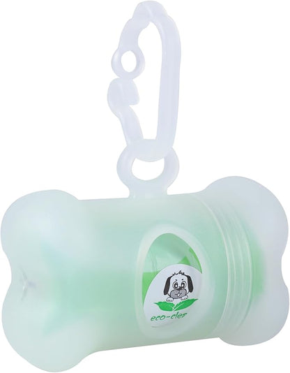 ECO-CLEAN 360 Count Dog Poop Bags with Dispenser, Leak-Proof, Unscented, 0.2 Ltr Capacity, Indoor/Outdoor Use