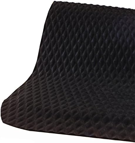 American Floor Mats Hog Heaven Premium 7/8" Black & Black Border 5' x 4' Nitrile Backed Anti-Fatigue Comfort Mat